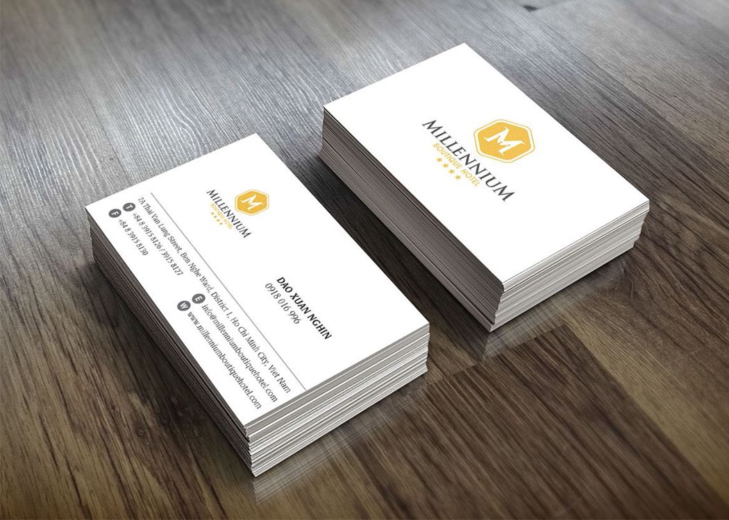 MILLENIUM - Thiết kế nhận diện thương hiệu khách sạn 4 sao Millenium Boutique Hotel